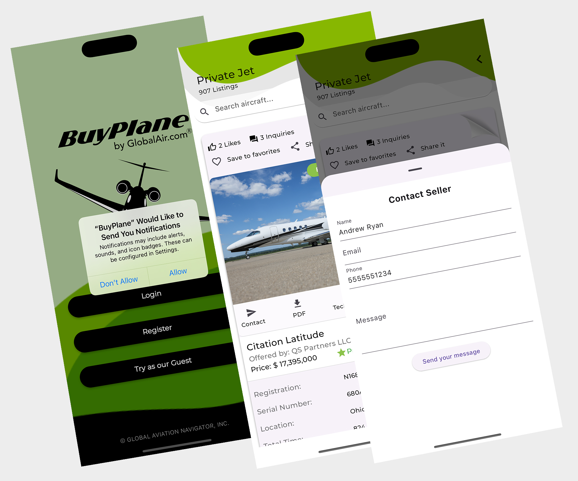 BuyPlane App